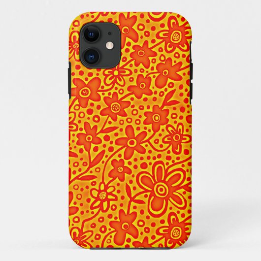 フローラルパターン190112v4 Case-Mate iPhoneケース (裏面)