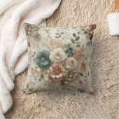 フローラルパターン2装飾用クッション クッション (ブランケット)