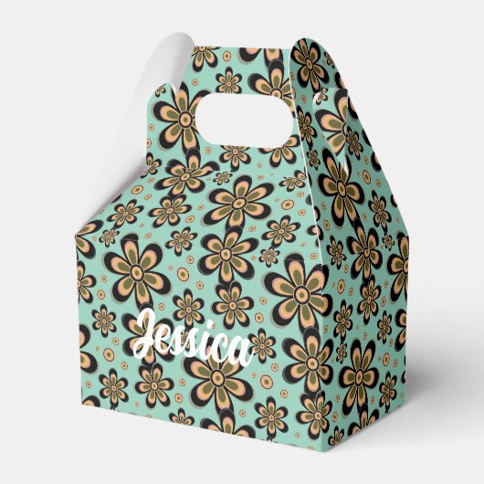 フローラルパターン – お気に入りボックス フェイバーボックス (正面サイド)