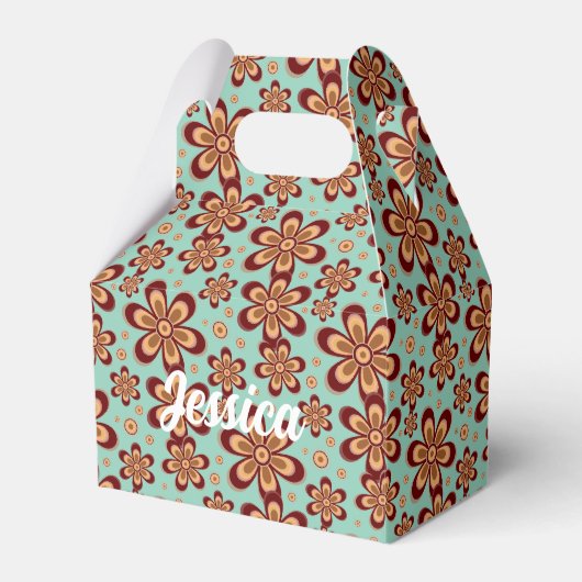 フローラルパターン – お気に入りボックス フェイバーボックス (正面サイド)