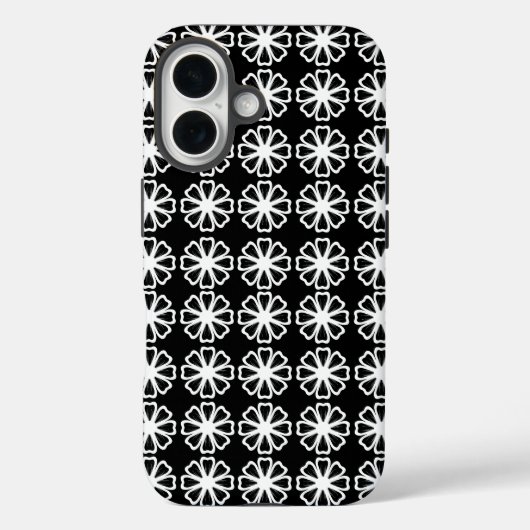 フローラルパターン – ケースメイト丈夫なApple iPhone 16 C Case-Mate iPhoneケース (裏面)
