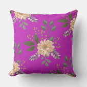 フローラルパターン – 装飾用クッション クッション (正面)