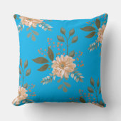 フローラルパターン – 装飾用クッション クッション (正面)