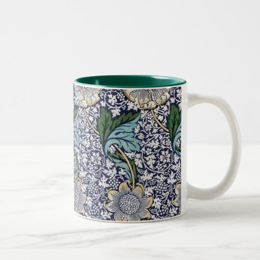フローラルパターン – William Morris ツートーンマグカップ (右)