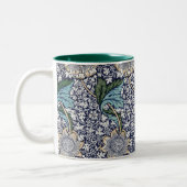 フローラルパターン – William Morris ツートーンマグカップ (左)