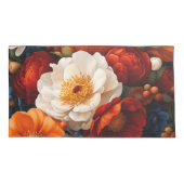 フローラルパター独身のン王 枕カバー (裏面)