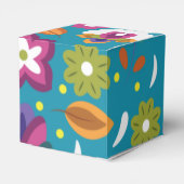 フローラルパタ結婚ーンパーソナライズされたメキシコ フェイバーボックス (裏面サイド)