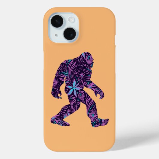 フローラルビッグフット Case-Mate iPhoneケース (裏面)