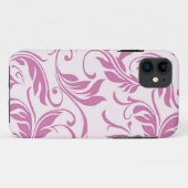 フローラルピンクiPhone 5 カバー (裏面(横))