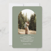 フローラルファーンズの結婚式　保存の日 セーブザデート (裏面)