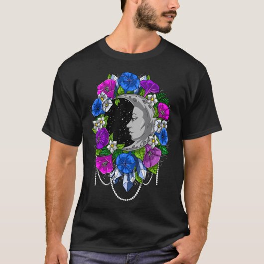 フローラルムーン Tシャツ (正面)