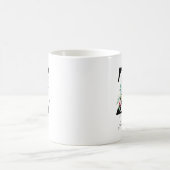 フローラルモノグラム - Z コーヒーマグカップ (中央)