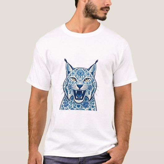 フローラルリンクス Tシャツ (正面)