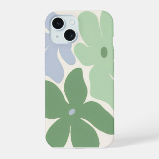 フローラル光沢スマホケース iPhone 15ケース