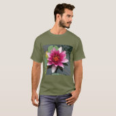 フローラル壁紙の雰囲気Tシャツ Tシャツ (正面フル)