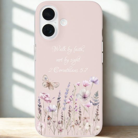 フローラル聖書の言葉 Case-Mate iPhoneケース
