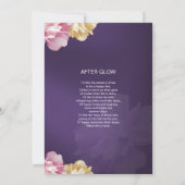 フローラル葬儀祈りの言葉カード (裏面)