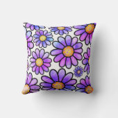 フローラル16x16 クッション (裏面)