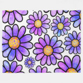 フローラル60x80フリースブランケット フリースブランケット (正面(横))