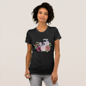 フローラル イングリッシュ セトラー Tシャツ (正面フル)
