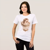 フローラル エレガンス トライブレンドTシャツ (正面全面)