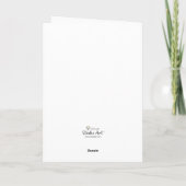 フローラル・キティ・バースデーカード カード (裏面)