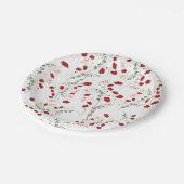 フローラル テーブルウェア ペーパープレート (アングル)