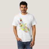 フローラル・トンボ Tシャツ (正面フル)