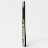 フローラル ドリーム パターン 抽象 ブルー カキ フラクタル Case-Mate iPhoneケース (裏面/左)