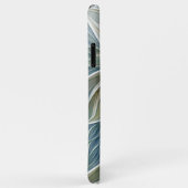 フローラル ドリーム パターン 抽象 ブルー カキ フラクタル Case-Mate iPhoneケース (裏面/右)