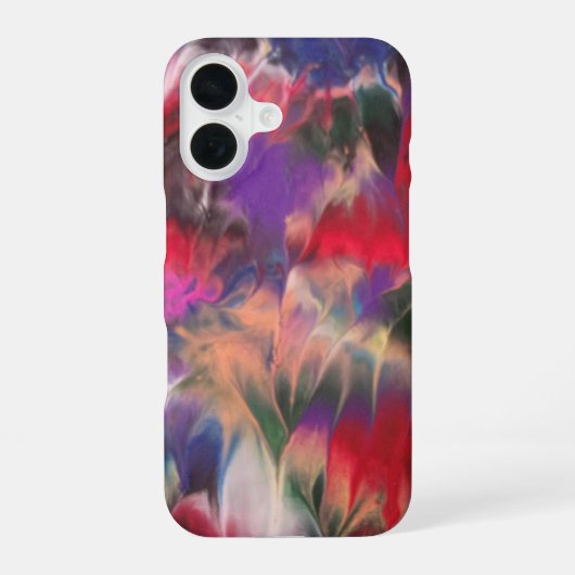 フローラル・ファンタジー iPhone 16ケース (裏面)