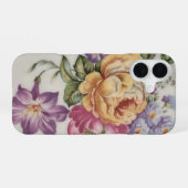 フローラル・ファンタジー iPhone 16ケース (裏面横)