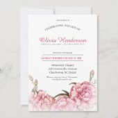 フローラル・フューネラルの命日を祝って 招待状 (正面)