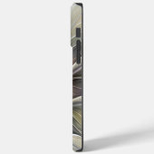 フローラル・フラクタル、アースカラーの幻想的な花 Case-Mate iPhoneケース (裏面 / 左)