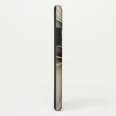 フローラル・フラクタル、アースカラーの幻想的な花 Case-Mate iPhoneケース (裏面/右)