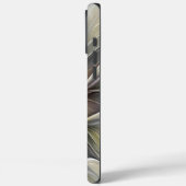 フローラル・フラクタル、アースカラーの幻想的な花 Case-Mate iPhoneケース (裏面 / 左)