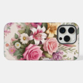 フローラル フラワー iPhoneケース (裏面横)
