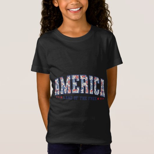 フローラル・フリーダム Tシャツ (正面)