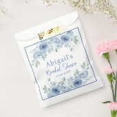 フローラル ブライダル シャワーより前に青いもの フェイバーバッグ (封をした状態)