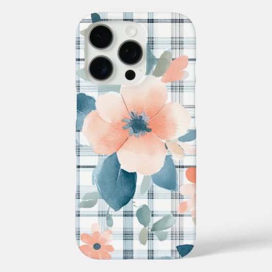 フローラル プリント Case-Mate iPhoneケース (裏面)