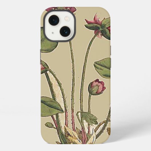 フローラル 花 植物園 iPhone 6 カバー (裏面)