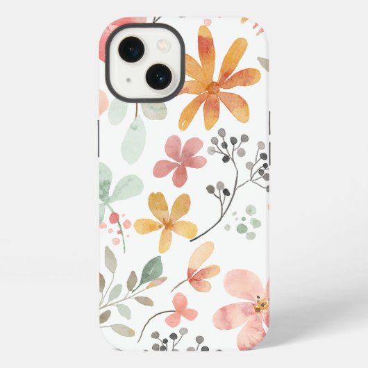 フローラル iPhoneケース (裏面)