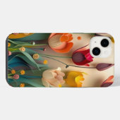 フローラル iPhoneケース (裏面横)