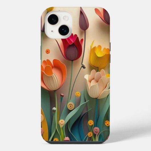 フローラル iPhoneケース (裏面)