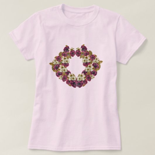 フローラルTシャツ Tシャツ (デザイン正面)