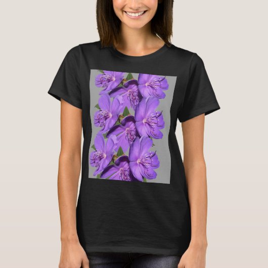 フローラルTShirtウィメンズファッションスタイリッカジュアルシュ Tシャツ (正面)