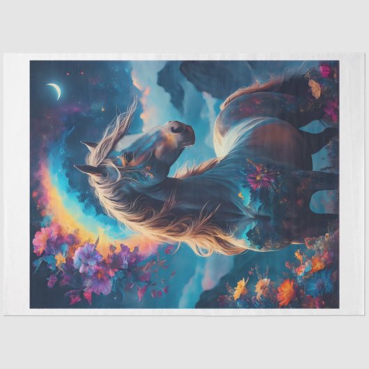 フローラレインボーホース 薄葉紙 (正面)