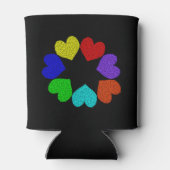 フローラレインボーラブハートクーラーボックス 缶クーラー (裏面)