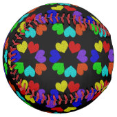 フローラレインボーラブハートソフトボール ソフトボール (正面左)