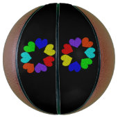 フローラレインボーラブハートバスケットボール バスケットボール (縦)